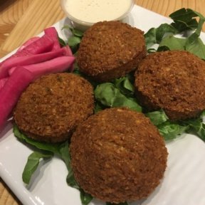 Gluten-free falafel from Sunnin Lebanese Cafe